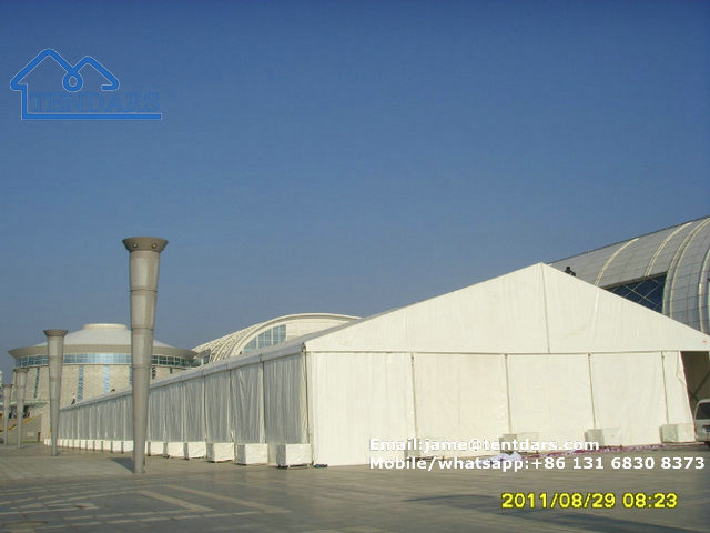 Temporary storage tent structures