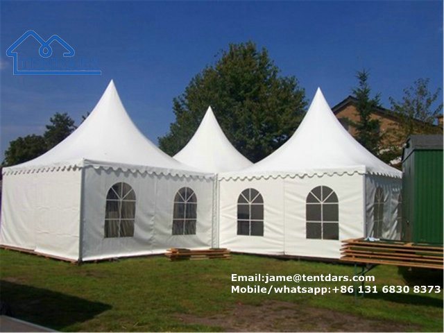Aluminium pagoda marquee