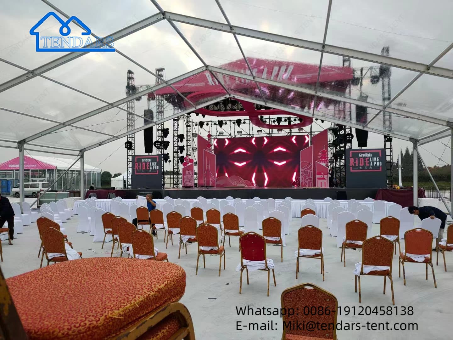 glass stage tent glass stage tent